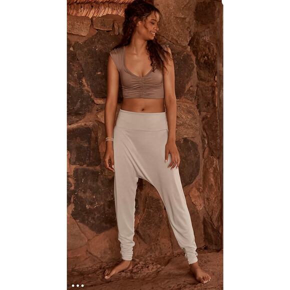 FREE PEOPLE Echo Harem Pant Color: Clay medium (New) - Picture 1 of 8